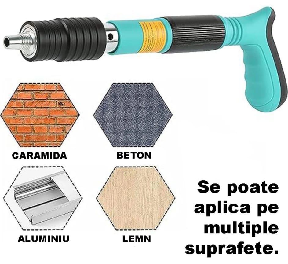 Pistol Manual Pentru Fixarea Cuielor - imagine 2
