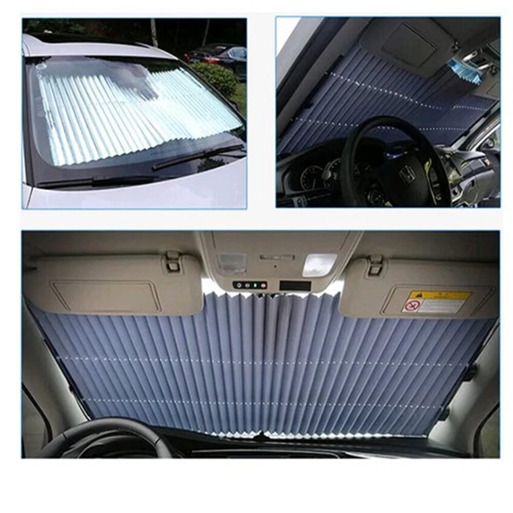 Parasolar Auto Retractabil Parbriz - imagine 2