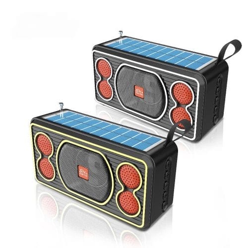 Boxă Solară Portabilă cu Lanternă - imagine 2