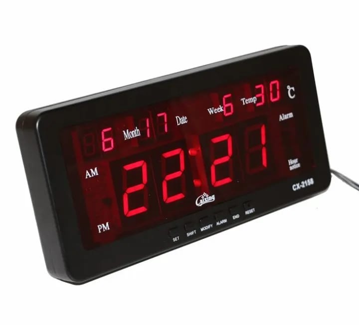 Ceas Digital LED de Perete - imagine 6