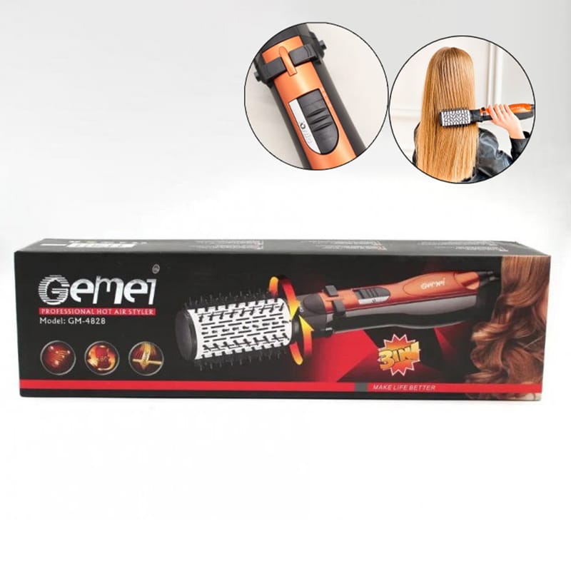 Perie Rotativa cu Aer Cald,GeMei :GM 4828 - imagine 4