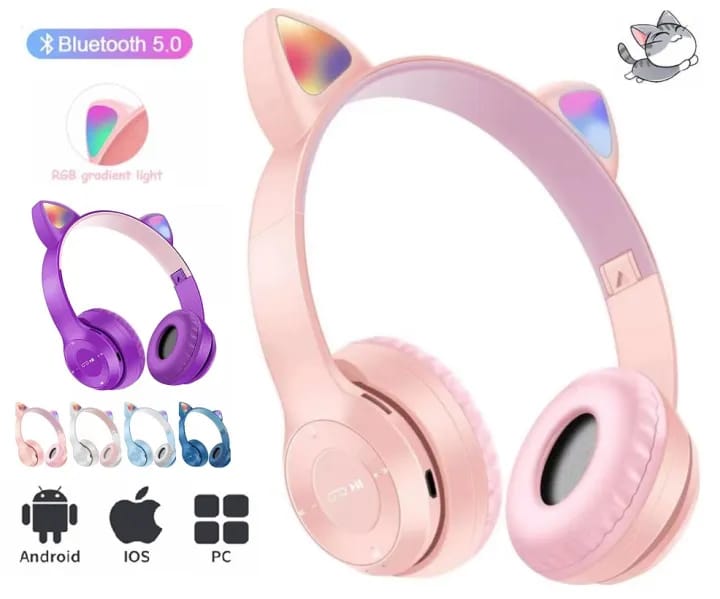 Casti Wireless Urechi Pisica V4 - imagine 2