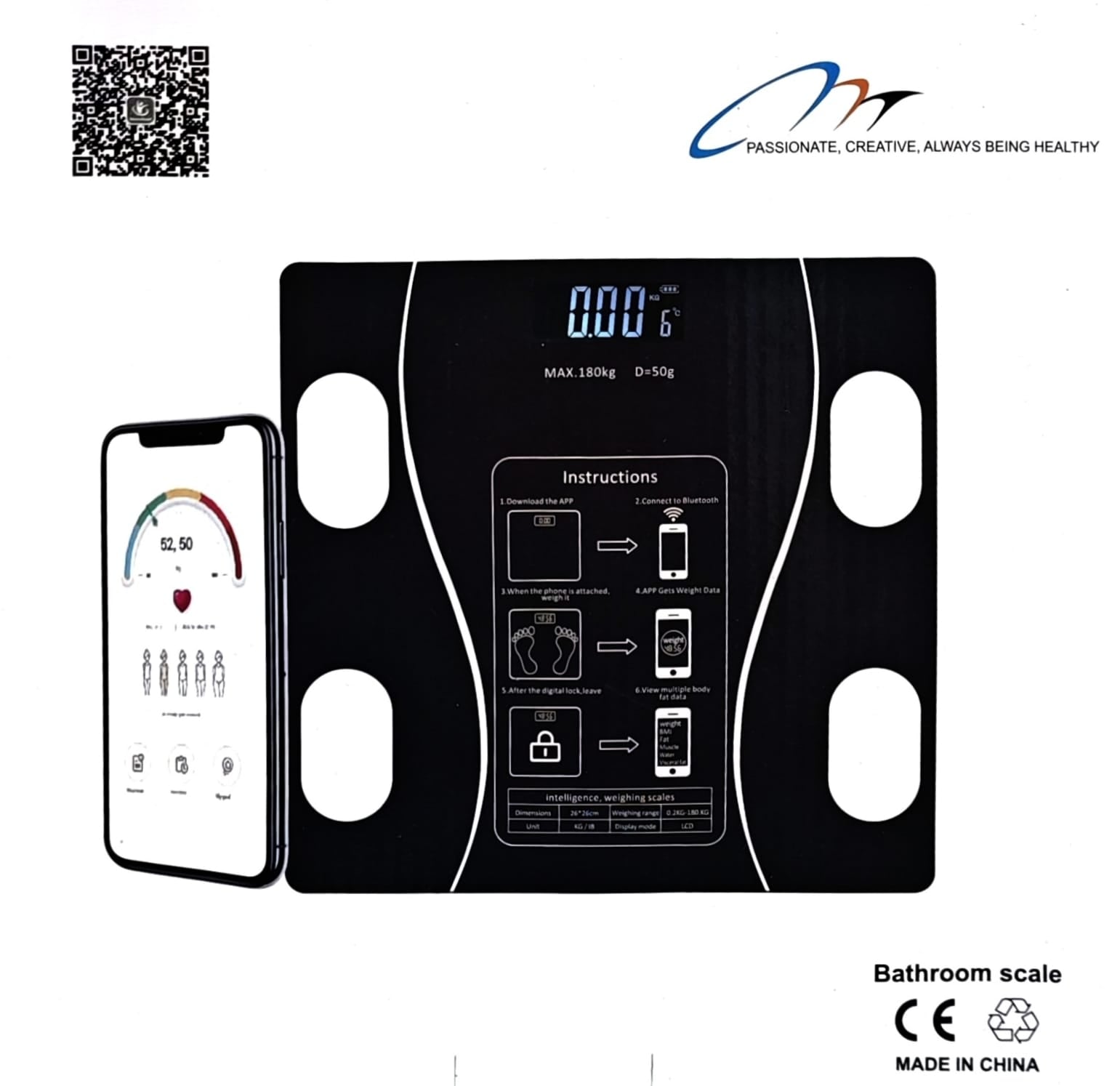 Cântar Corporal Digital Smart