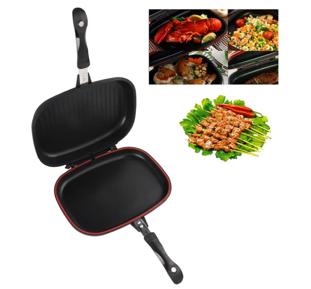 Tigaie Grill Dubla 32cm - imagine 2