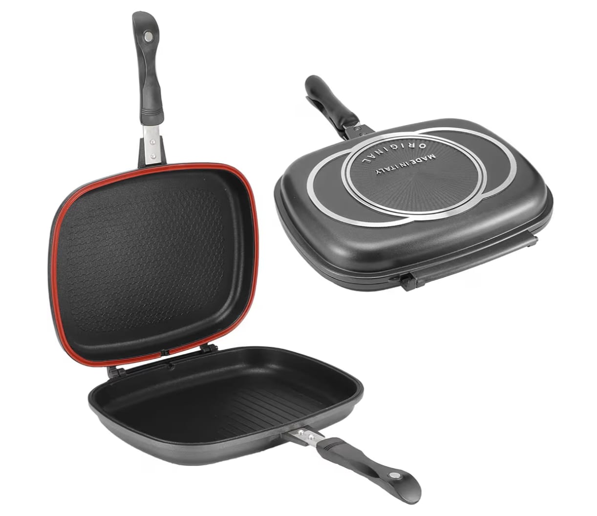Tigaie Grill Dubla 32cm - imagine 3