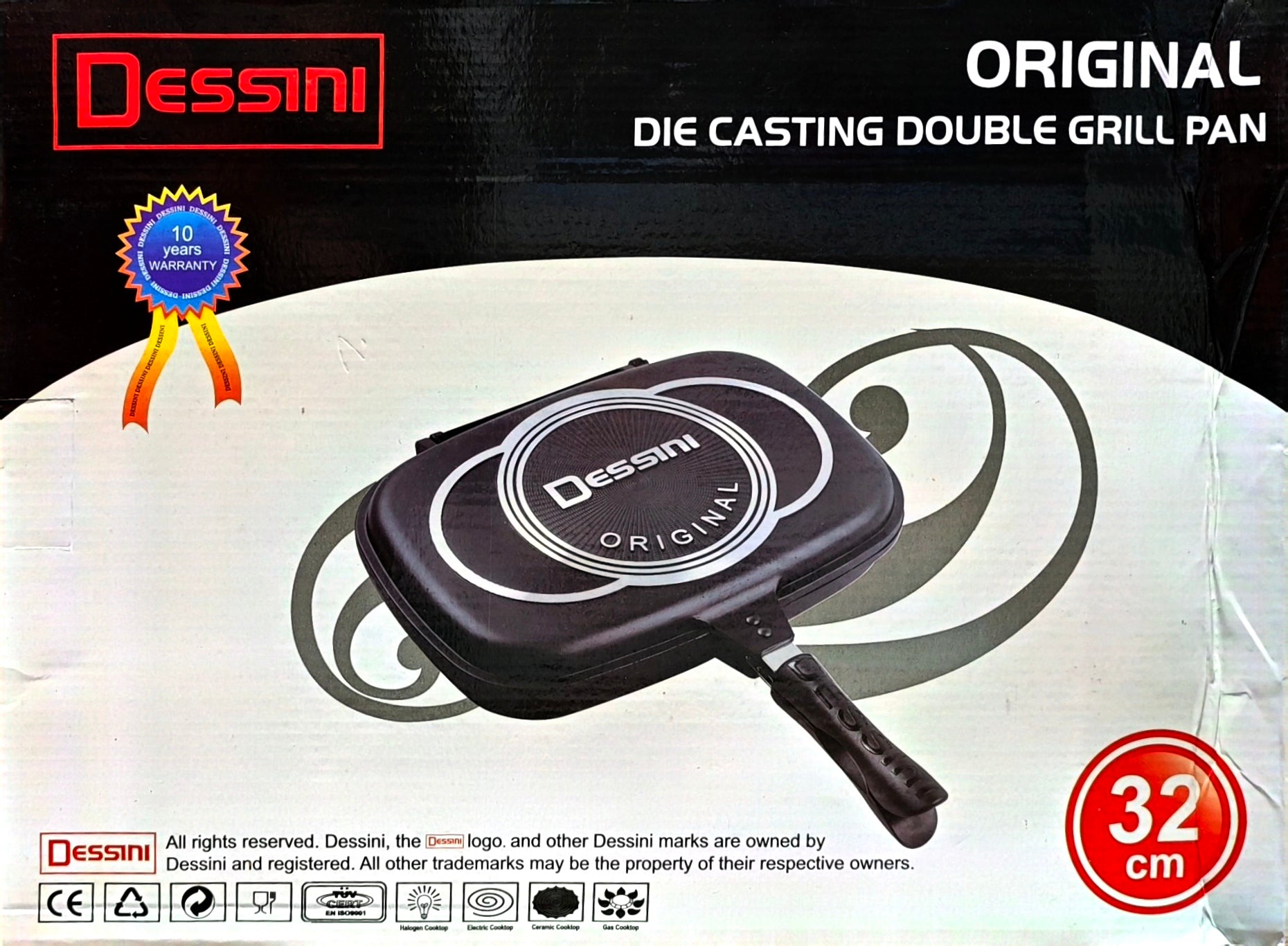 Tigaie Grill Dubla 32cm