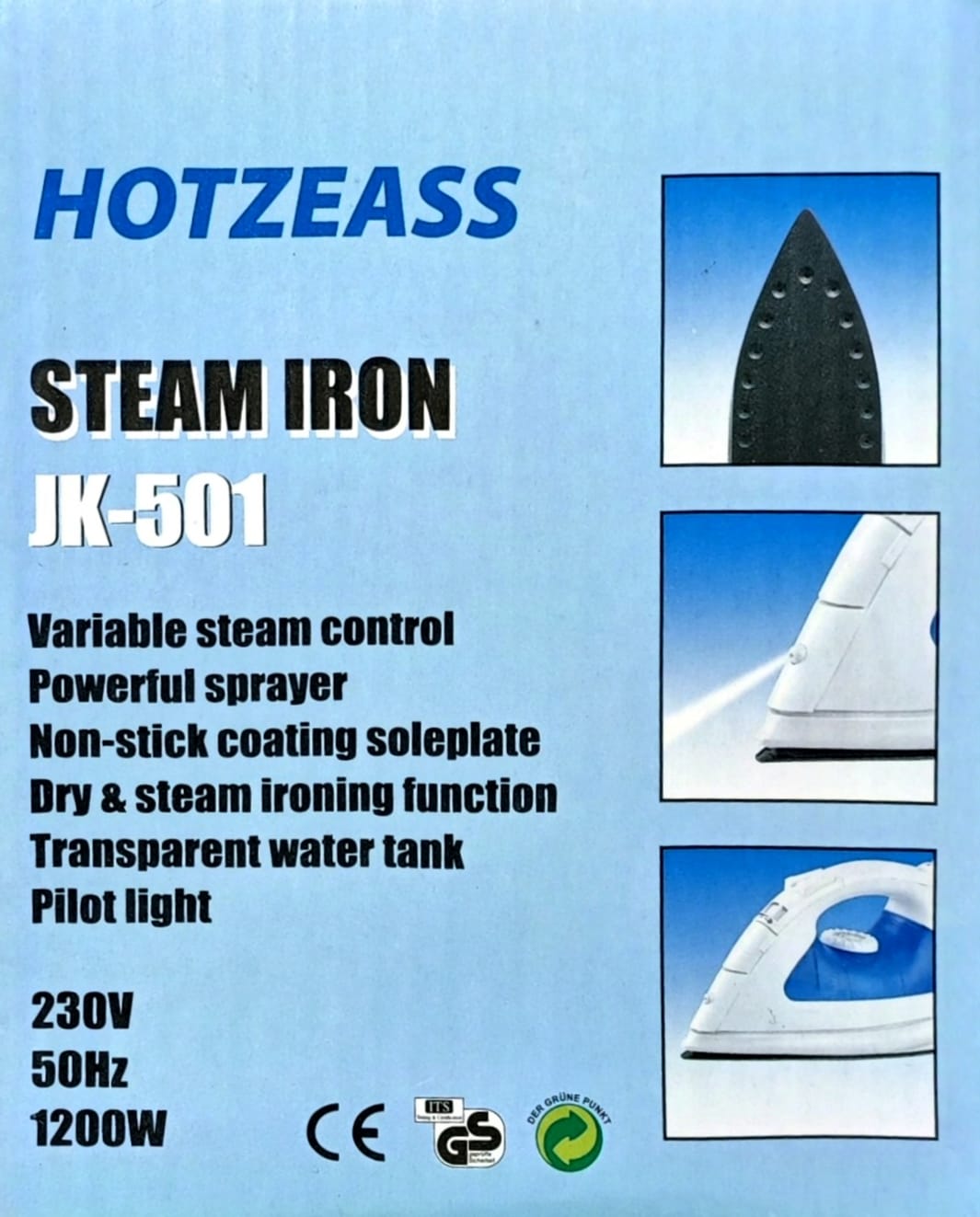 Fier de Călcat cu Abur Hotzeass JK - imagine 7