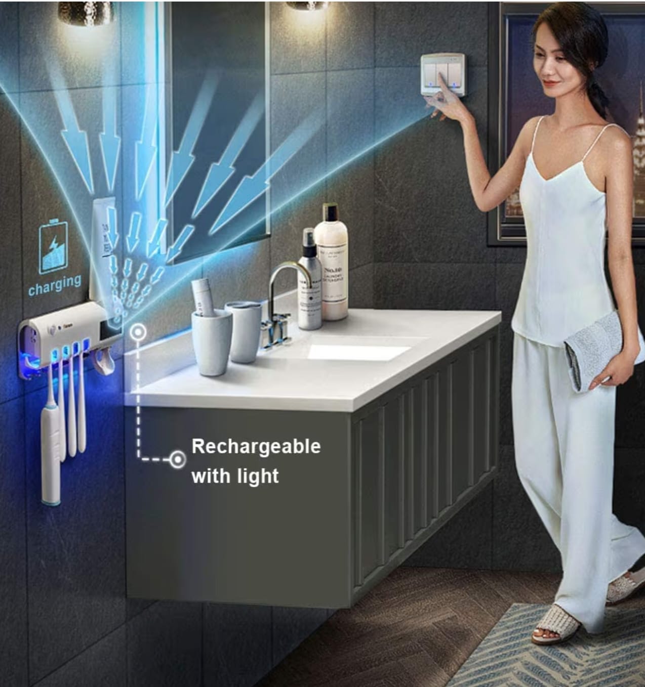 Sterilizator Dozator Pasta de Dinti - imagine 3