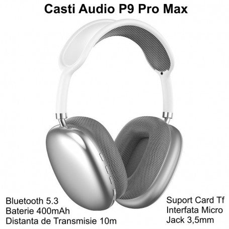 Casti Wireless Over-Ear P9 Pro - imagine 7