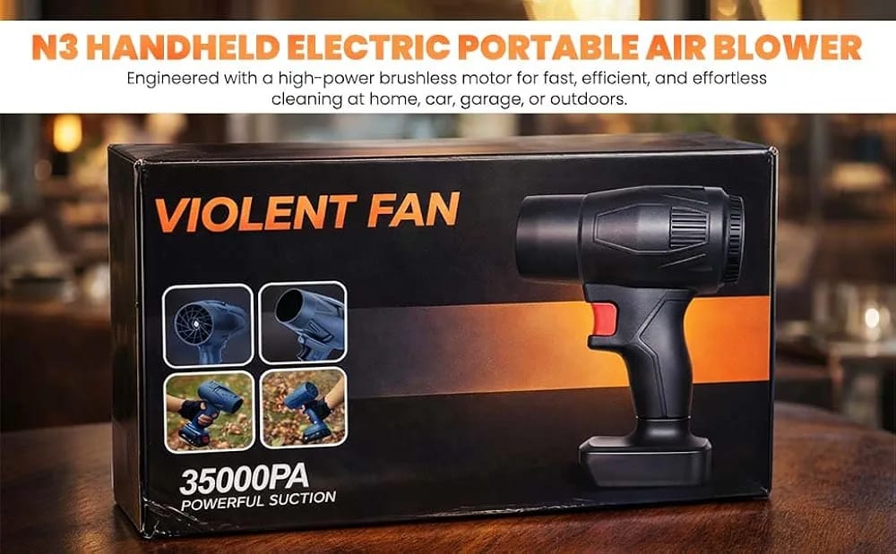Suflanta Aspirator Portabil Acumulator - imagine 3