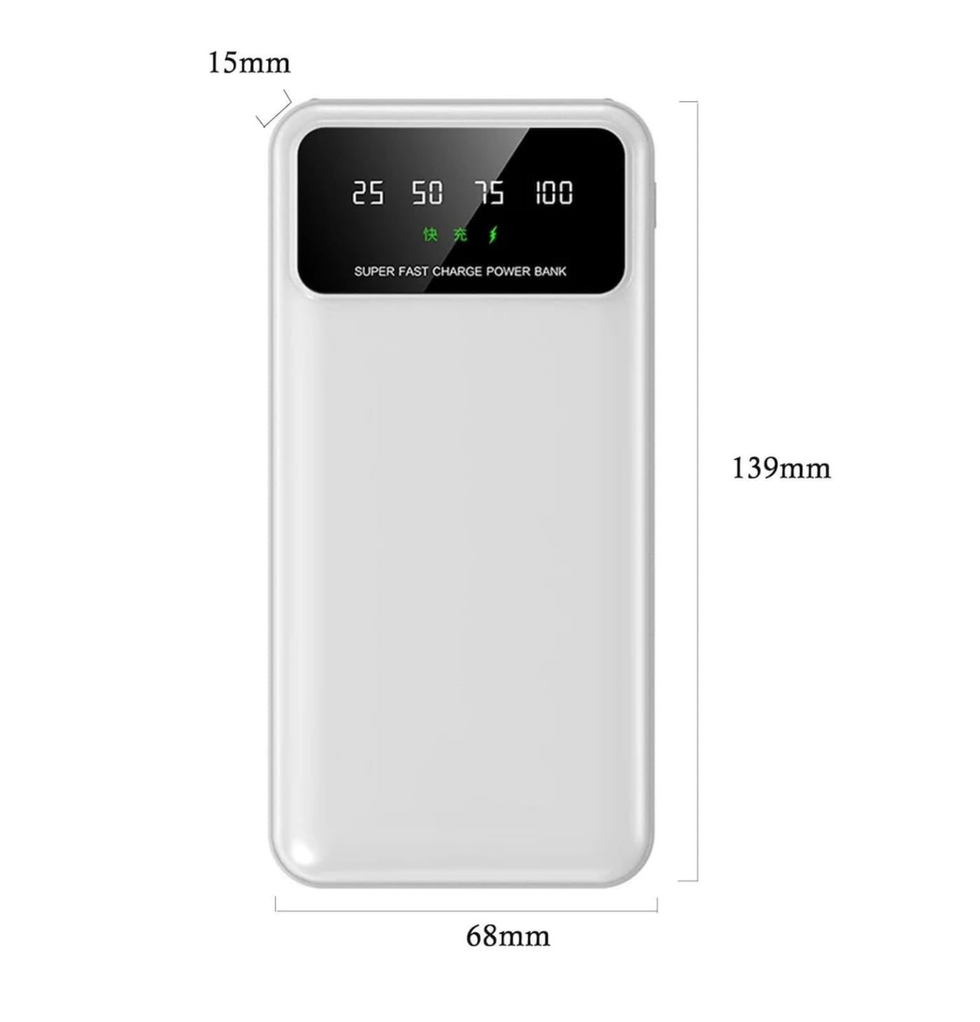 Power Bank cu Cabluri Integrate - imagine 2