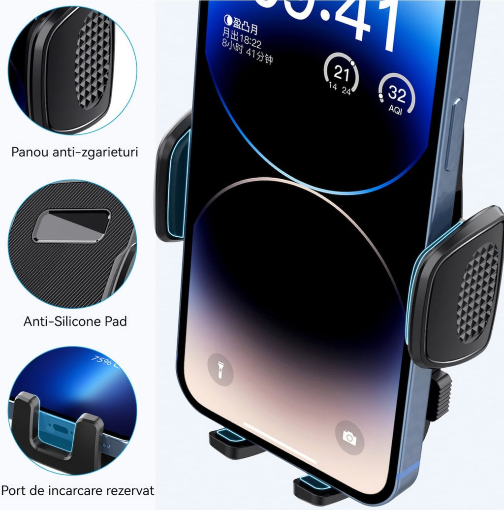 Suport Telefon Auto cu Ventuza - imagine 4