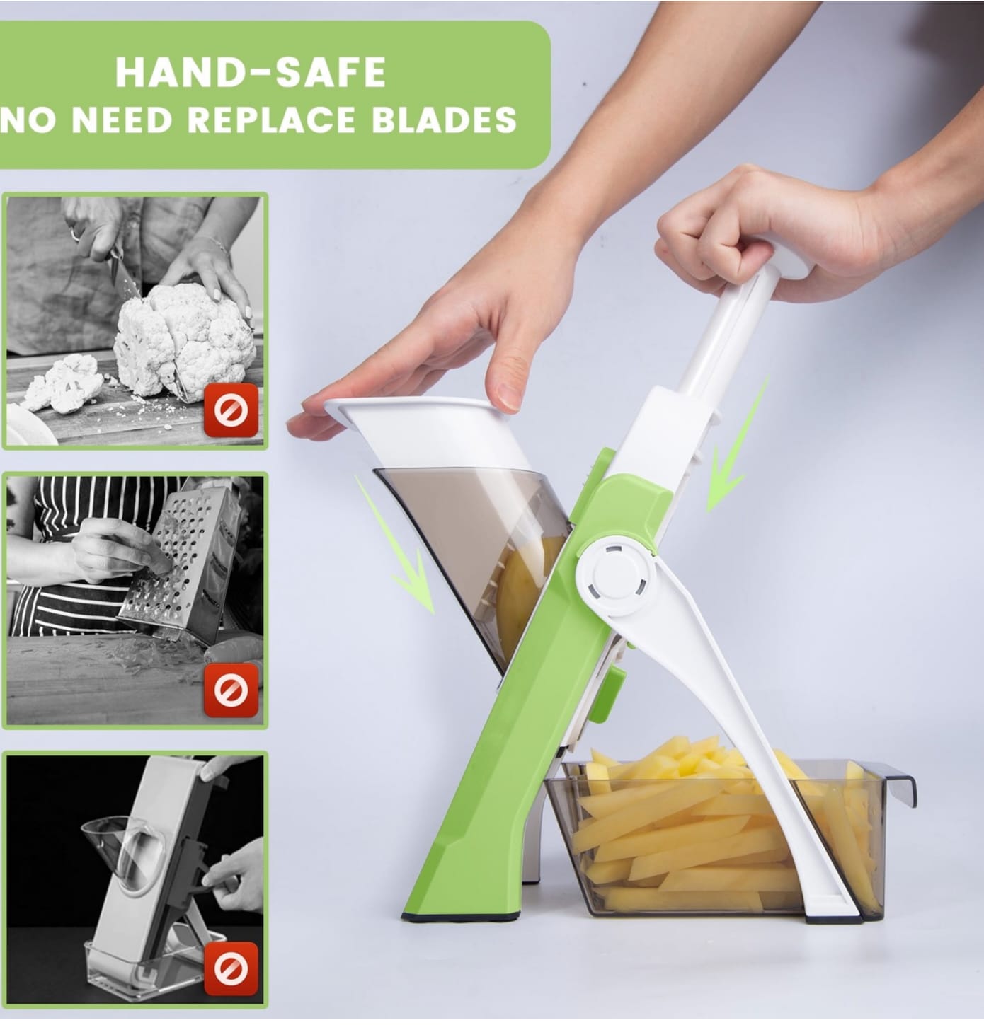 Feliator Mandolina Reglabil Safe Slice - imagine 8