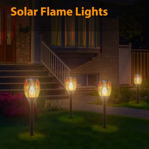 Torta Solară LED Efect Flacara V3 - imagine 4