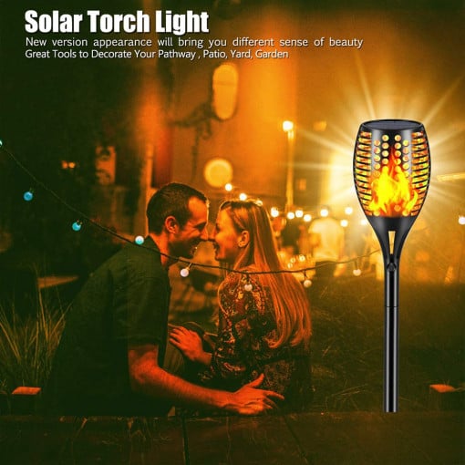 Torta Solară LED Efect Flacara V3 - imagine 5