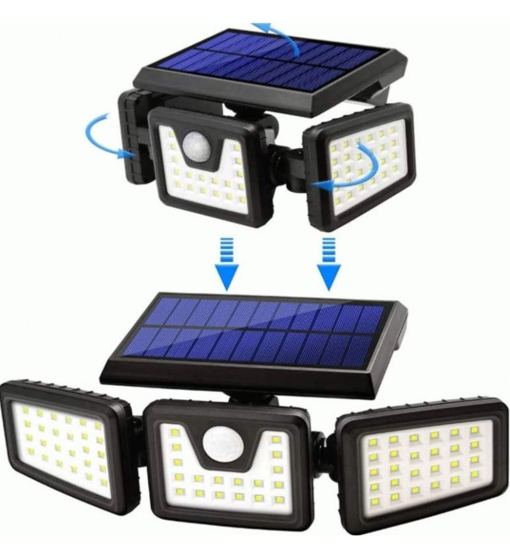Lampă Solară Senzor Miscare Tripla - imagine 6
