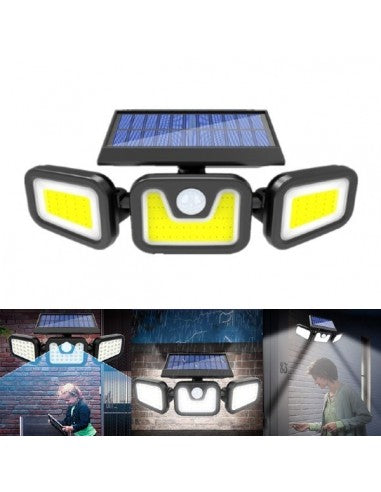 Lampă Solară Senzor Miscare Tripla - imagine 8