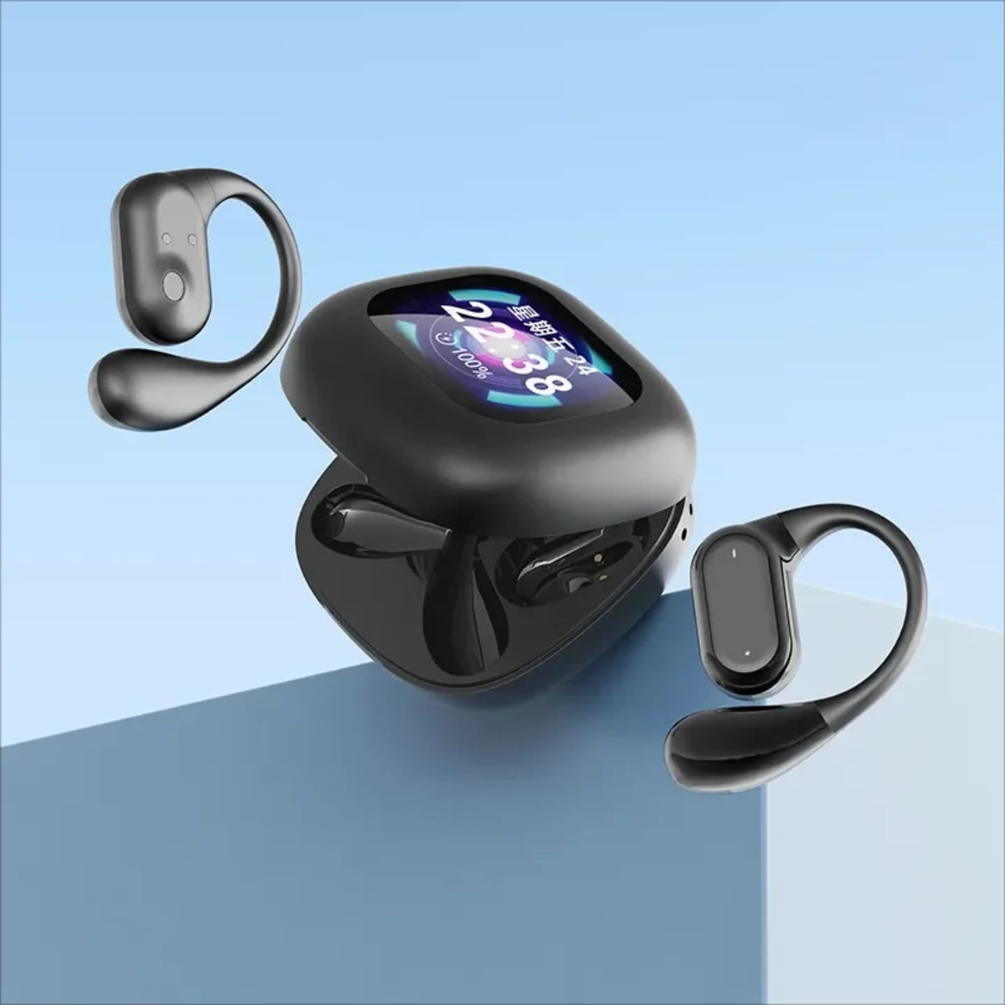 Casti Wireless cu Carcasa Ecran - imagine 4