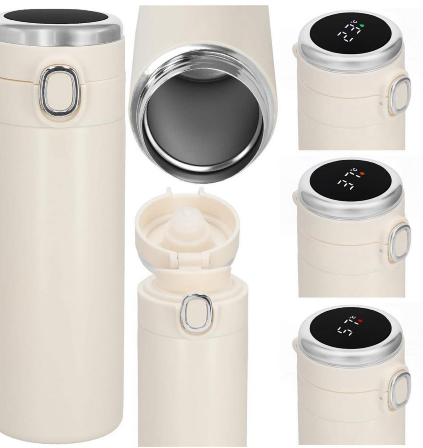 Termos Inox cu Buton - imagine 4