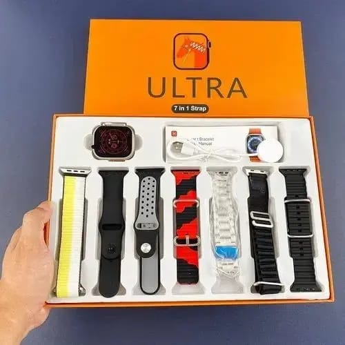 Smartwatch Ultra2 cu 7 Curele - imagine 5