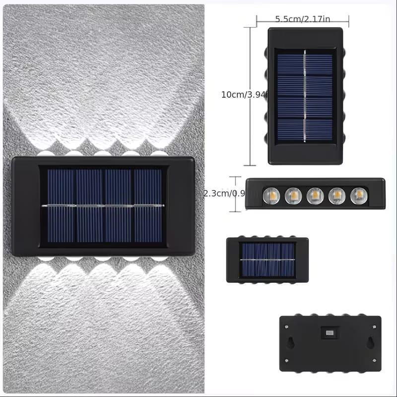 Lampă Solară Perete Dubla Lumina - imagine 6