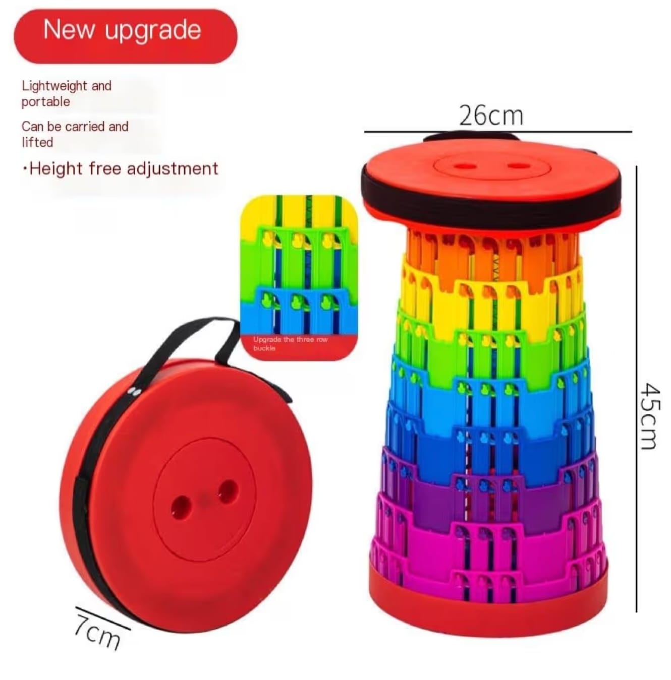 Scaun Pliabil Telescopic Portabil - imagine 4