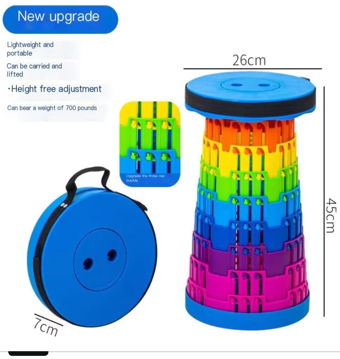 Scaun Pliabil Telescopic Portabil - imagine 7