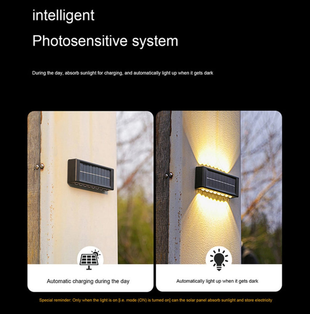 Lampă Solară Perete Dubla Lumina - imagine 5