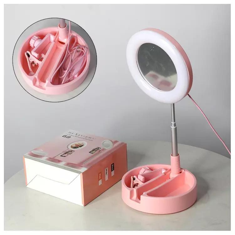 Lampă LED Ring cu Suport Telefon - imagine 7