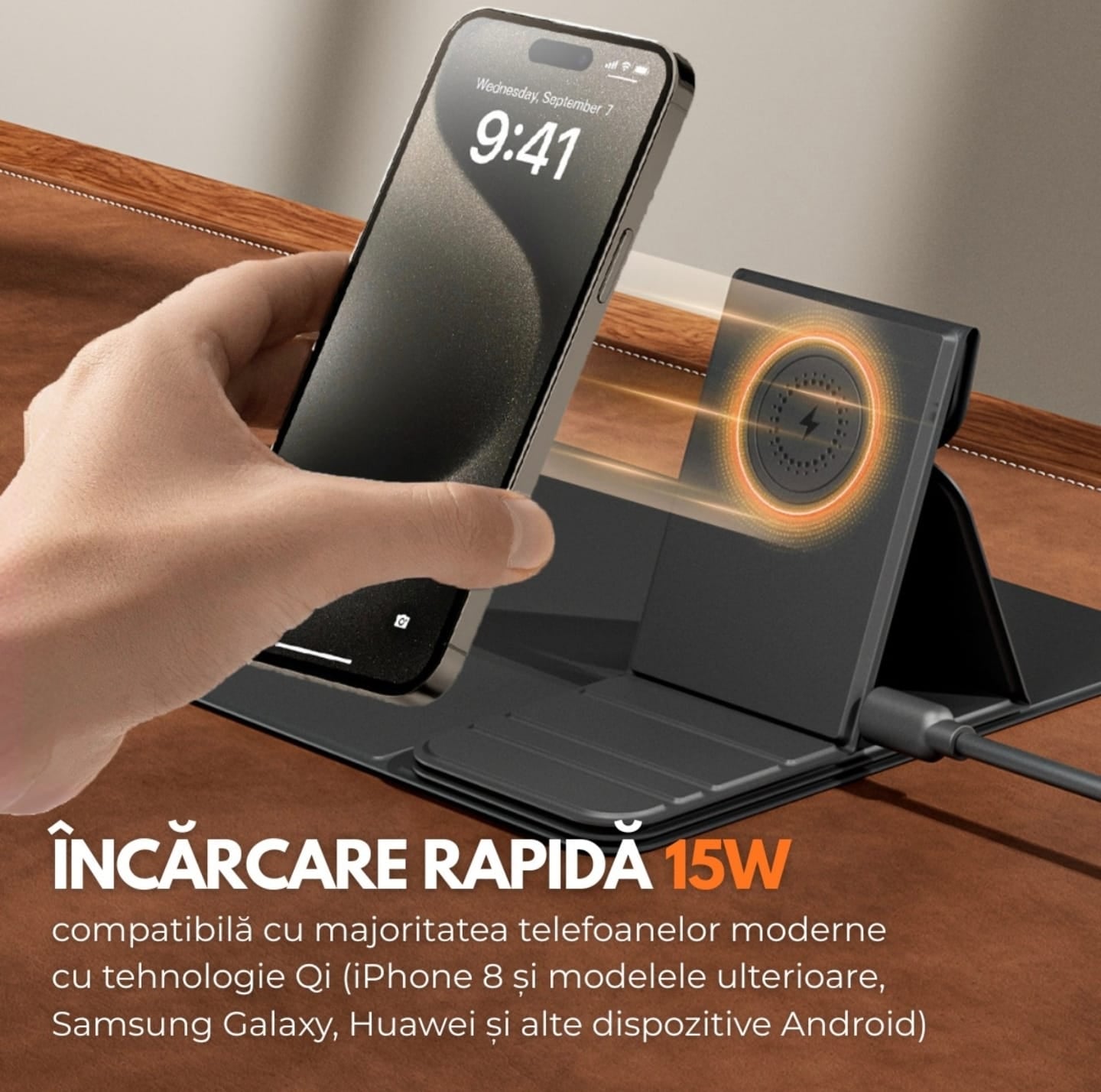 Mousepad Incarcare Wireless Type-C - imagine 5