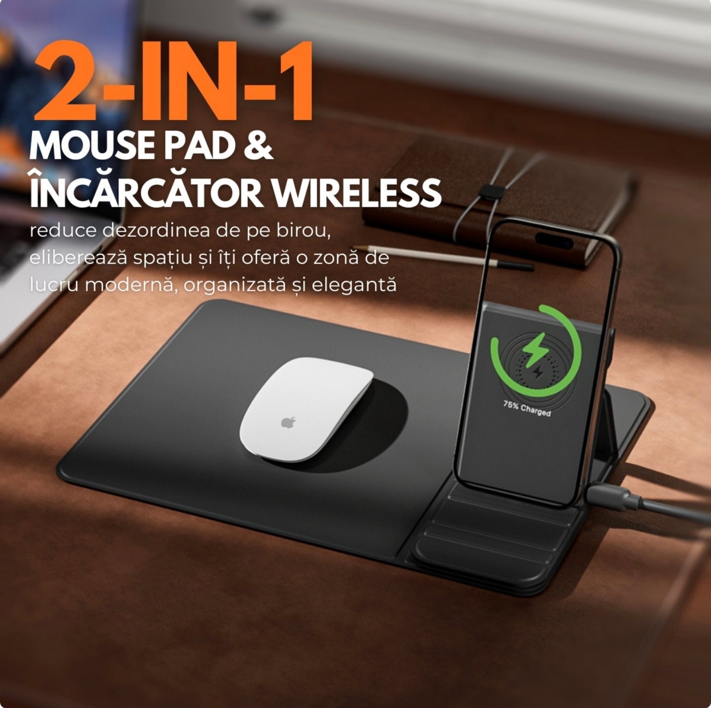 Mousepad Incarcare Wireless Type-C - imagine 6