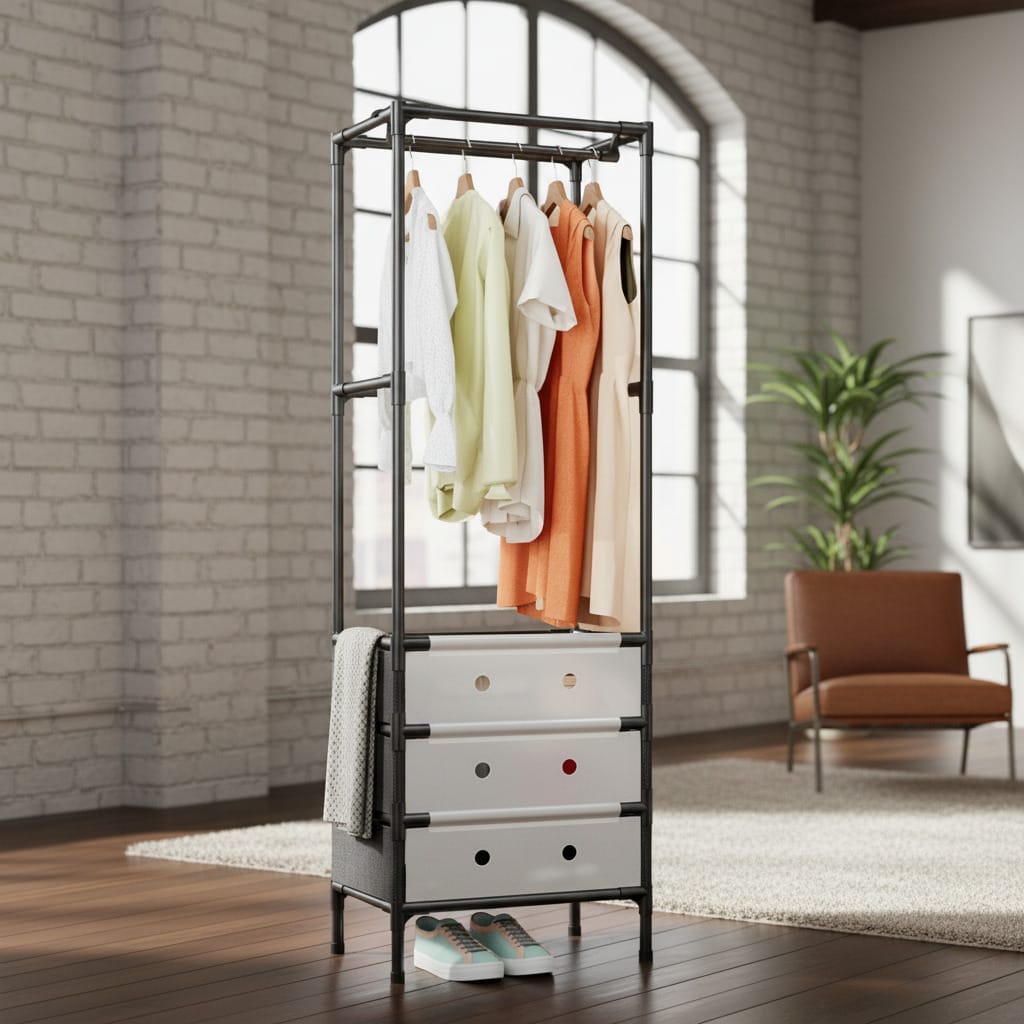 Cuier Haine cu Sertare Textile - imagine 4