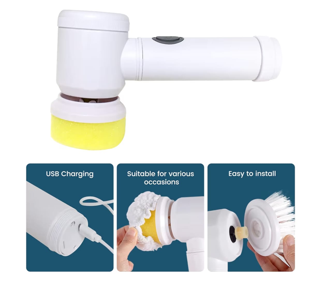 Perie Electrică Curățare 5in1 - imagine 5