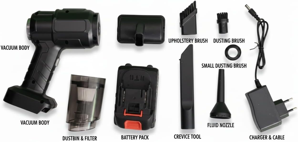 Aspirator Portabil Fără Fir - imagine 3