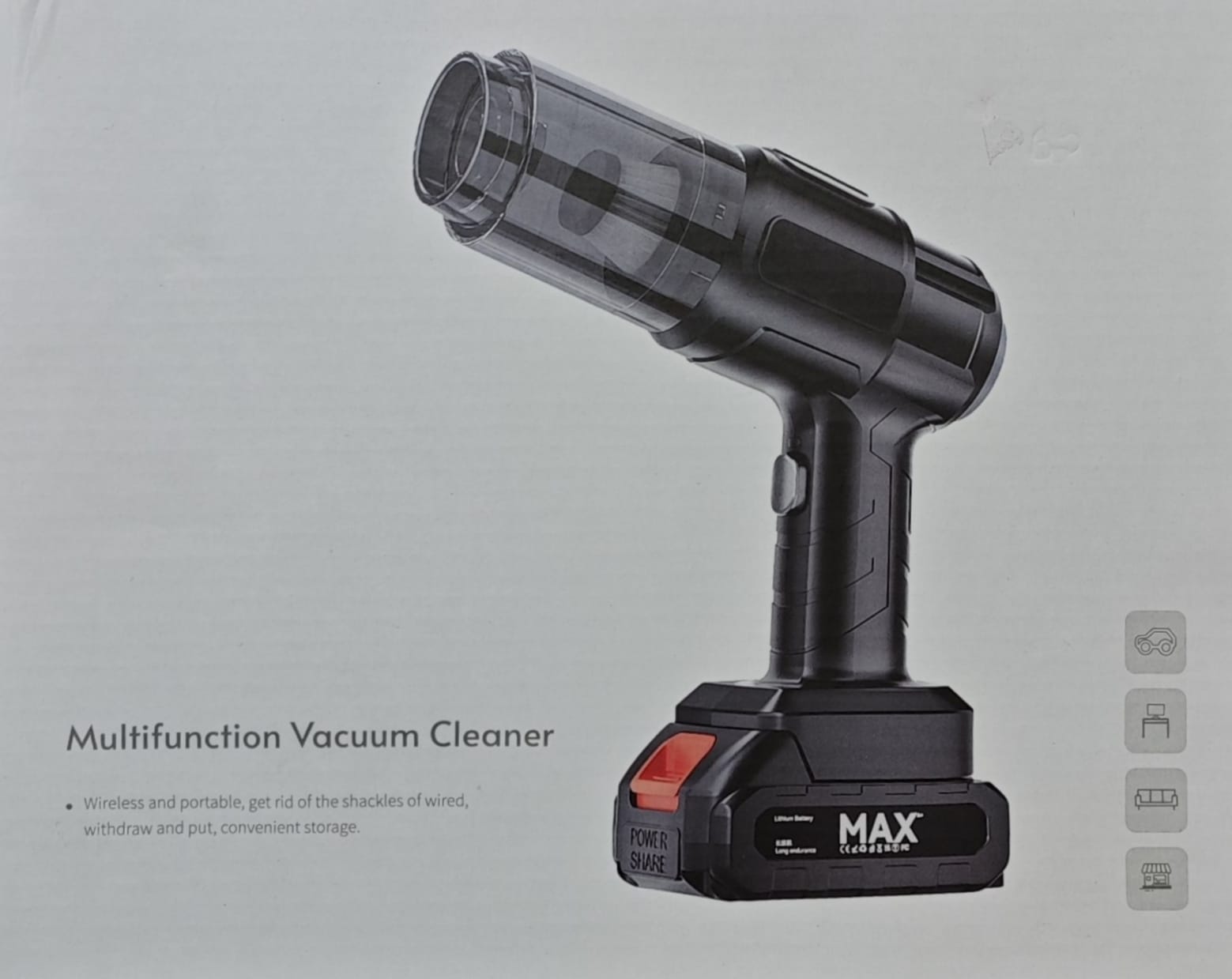 Aspirator Portabil Fără Fir - imagine 5