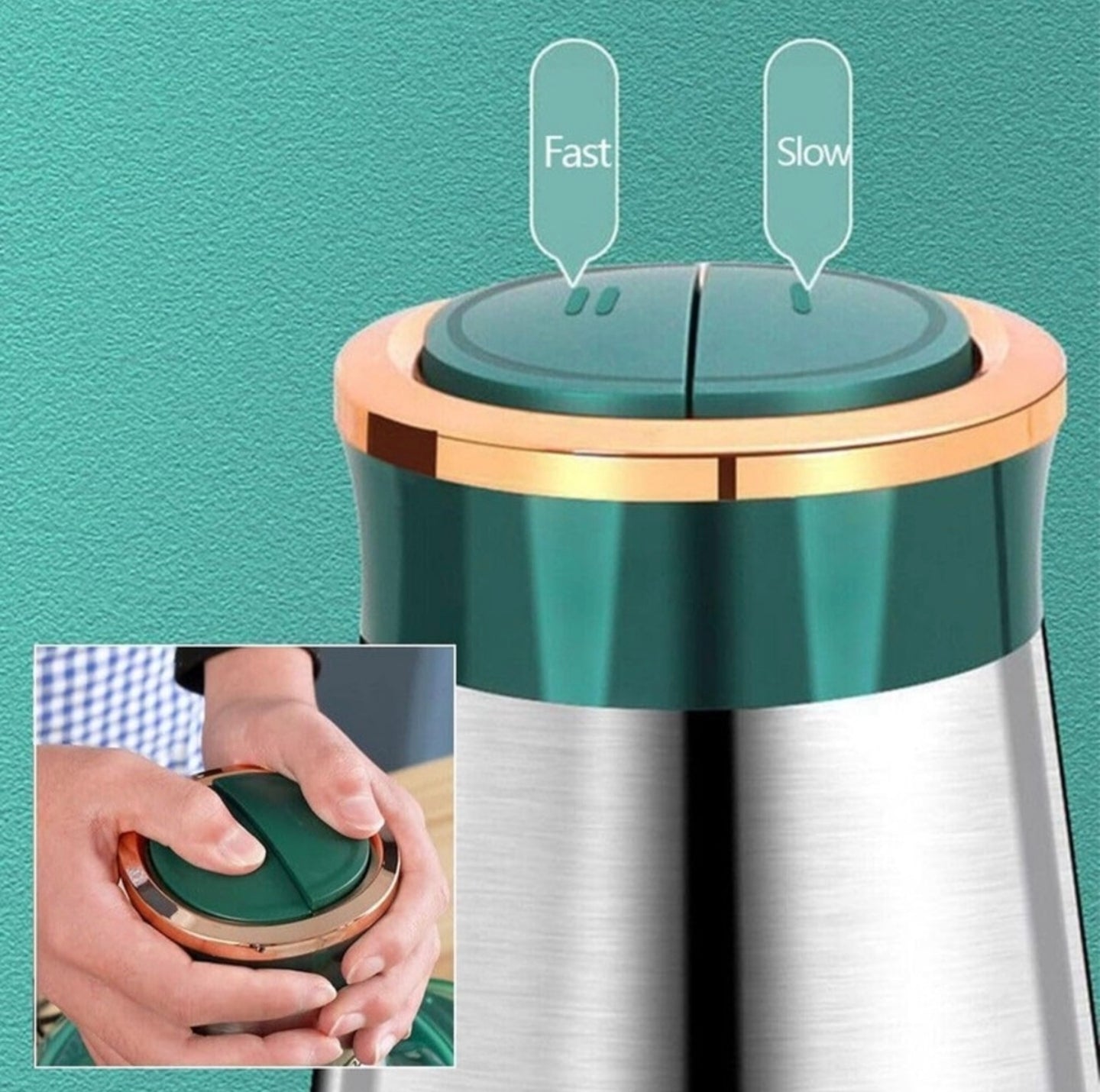 Tocător Electric Multifuncțional Inox 2L - imagine 5