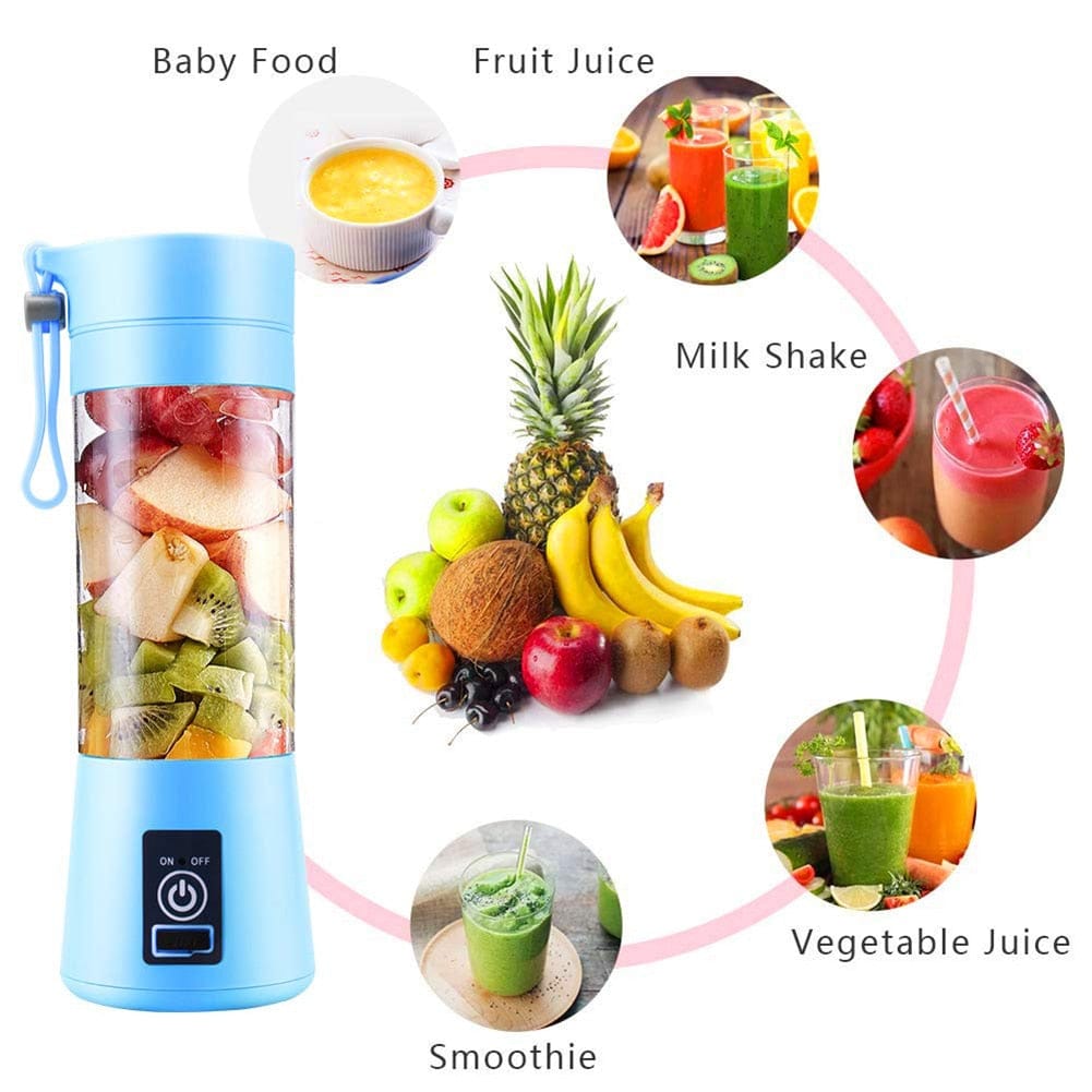 Blender Portabil Reîncărcabil 380ml - imagine 3