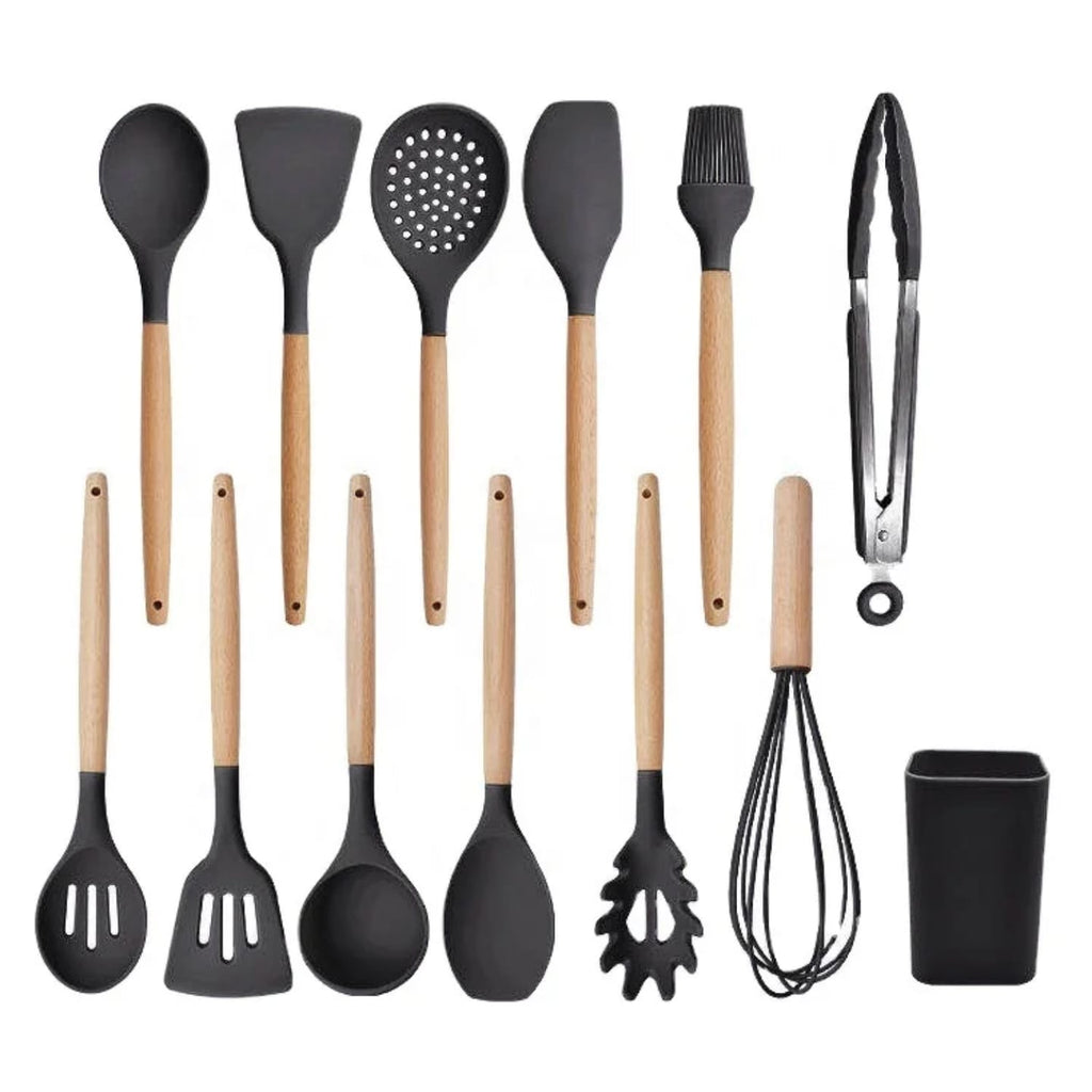 set de ustensile de bucătărie din silicon - imagine 3