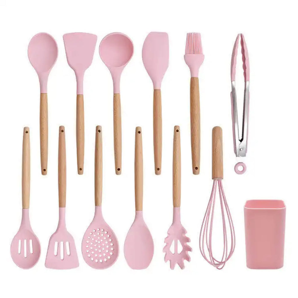 set de ustensile de bucătărie din silicon - imagine 5