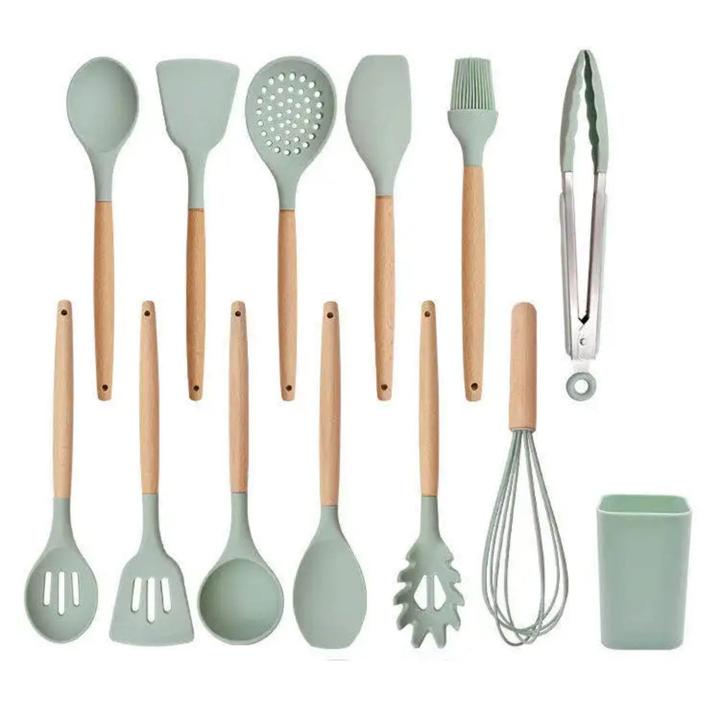 set de ustensile de bucătărie din silicon - imagine 6