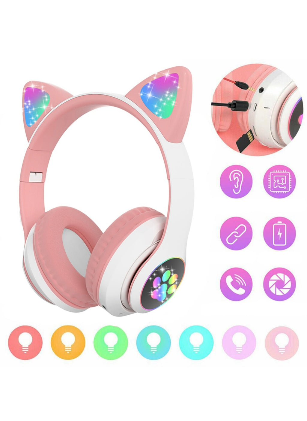 Casti Wireless Model Urechi de Pisica