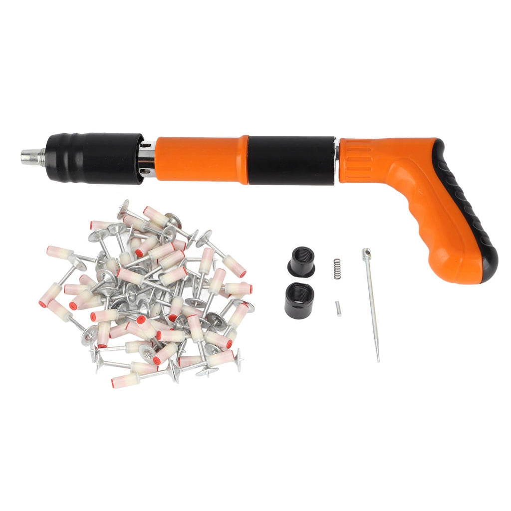 Pistol de cuie manual, mini, multifunctional, material fier, pentru instalare camere si cutii electrice
