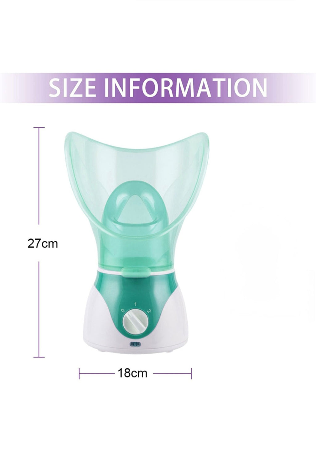 Aparat de aburi pentru fata Cozevdnt, 19x18x27cm, capacitate 50ml