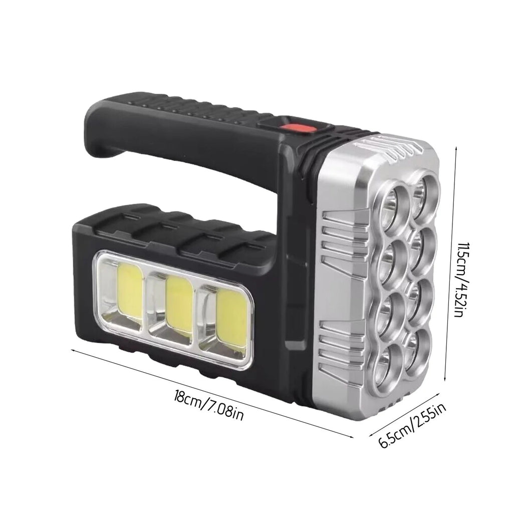 Lanterna LED 3 moduri, incarcare solara si USB, 18x6.5x11.5cm, multicolor