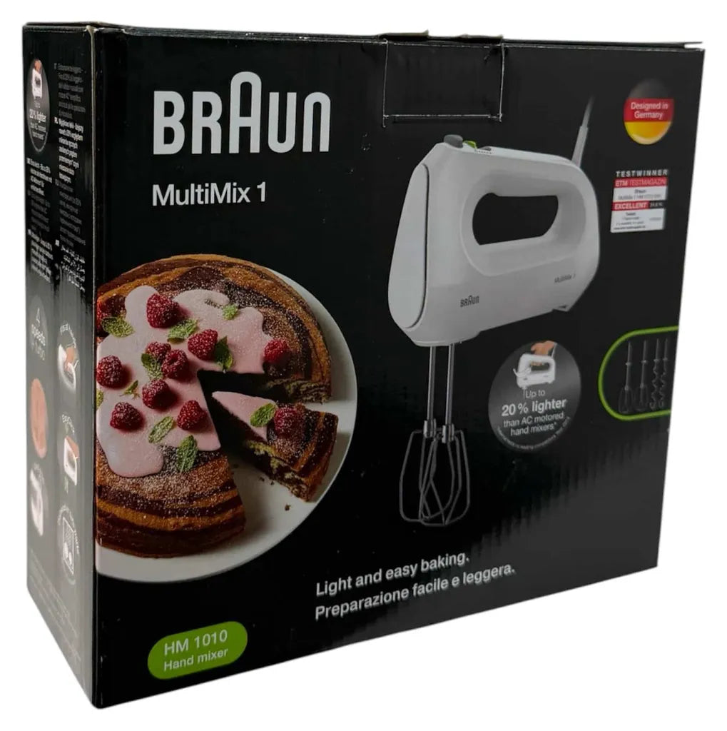 Braun MultiMix 1, Mixer manual, Weiß, 1,4 m, 400 W, 207 mm, 76 mm
