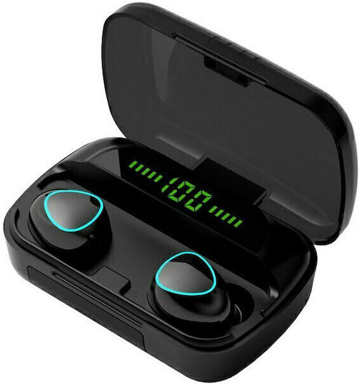 Casti Wireless M10 Bluetooth 5.3, Microfon, Statie incarcare cu afisaj