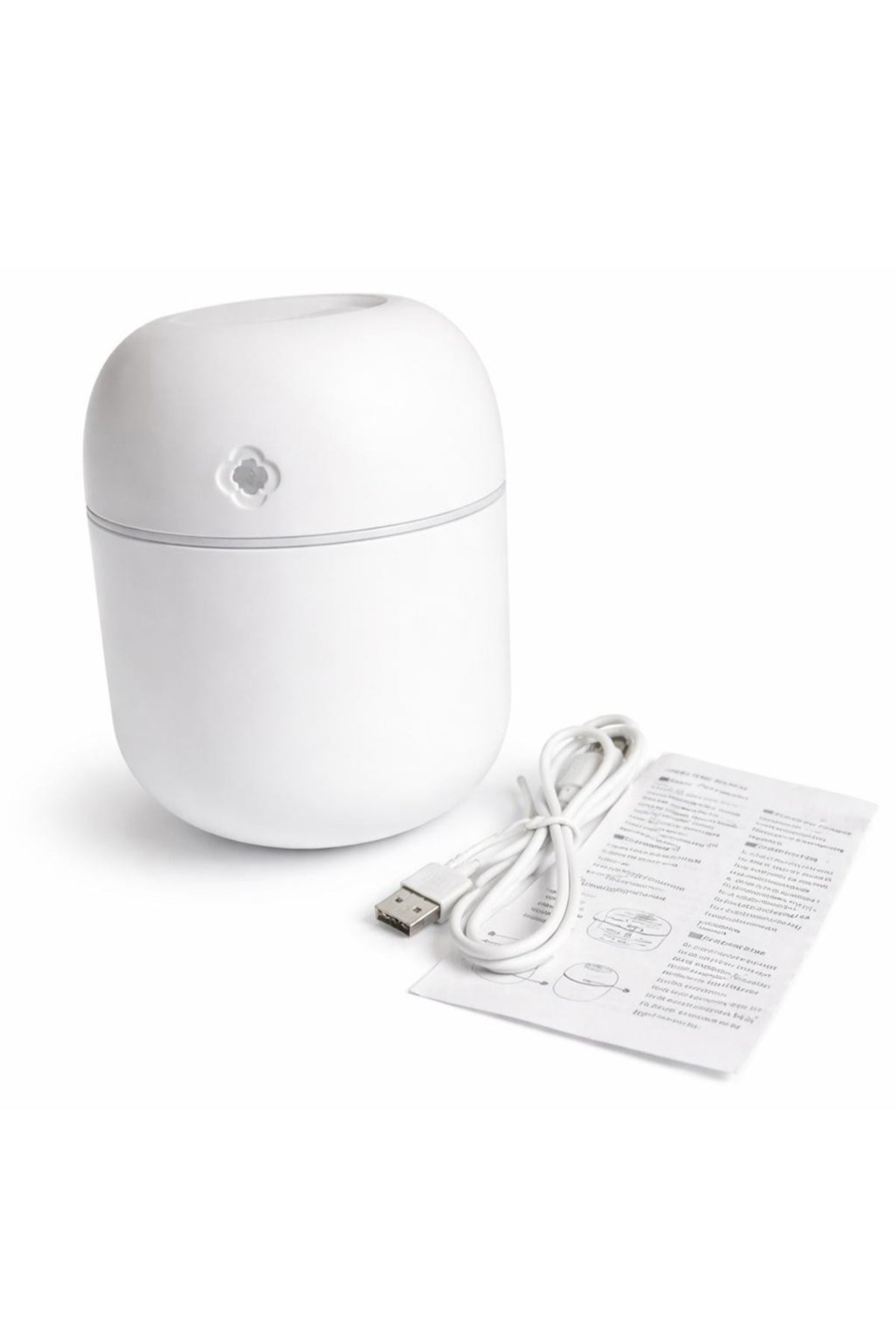 Difuzor aromaterapie 3-in-1 X5 - Silentios, Iluminare LED, Capacitate 220ml, Functie de umidificare, Difuzor uleiuri esentiale, Piese detasabile