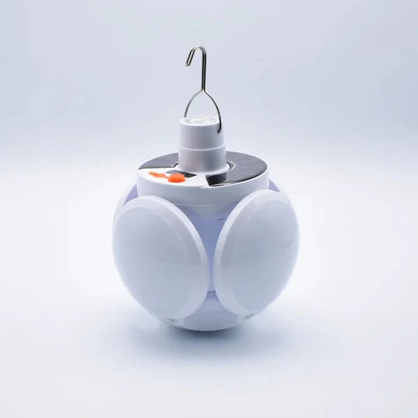 Lampa solara pentru fotbal, Mmgoqqt, iluminare de urgenta LED, control de la distanta, alb, dimensiune mare