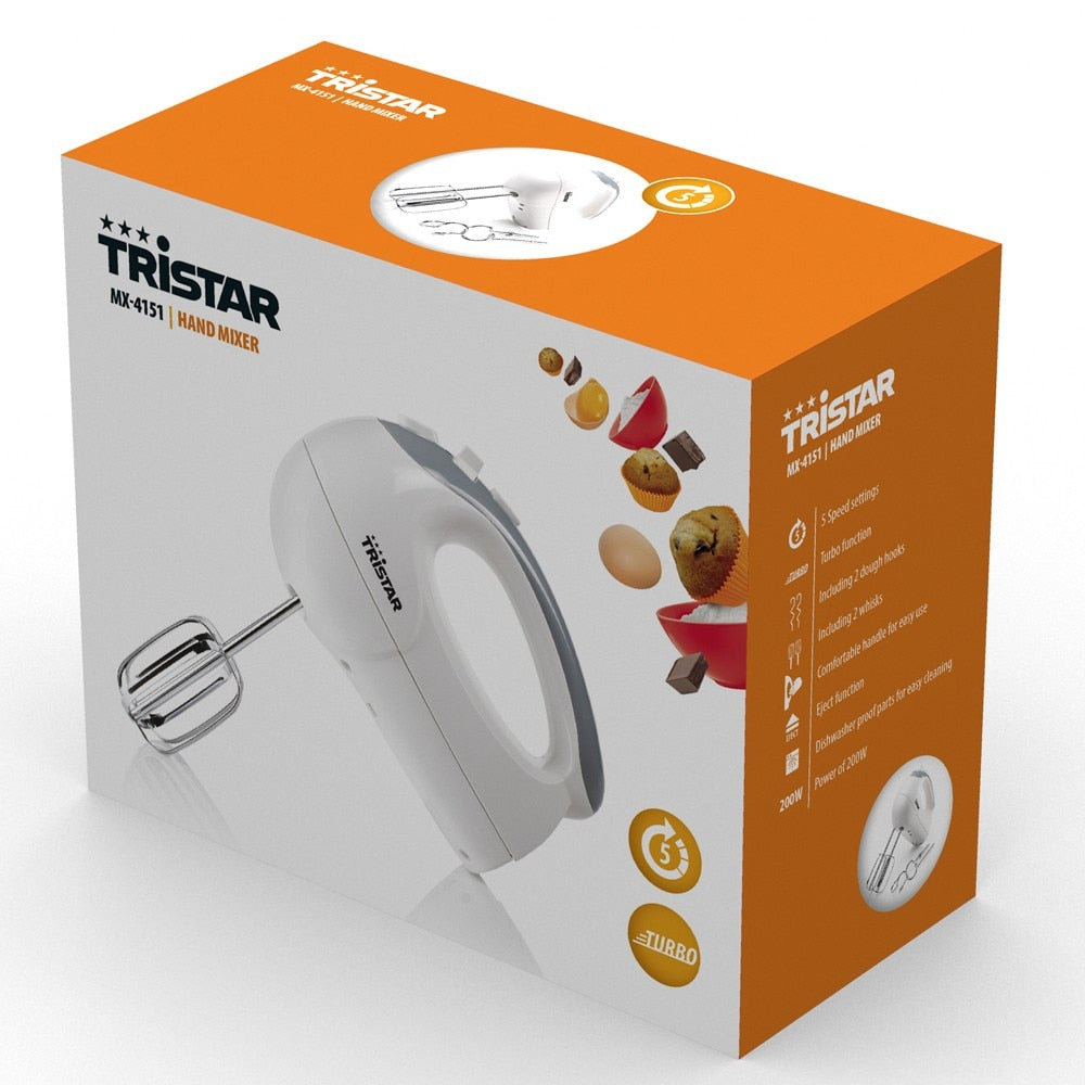 Mixer Tristar MX-4151, 200 W, 5 Viteze + Turbo