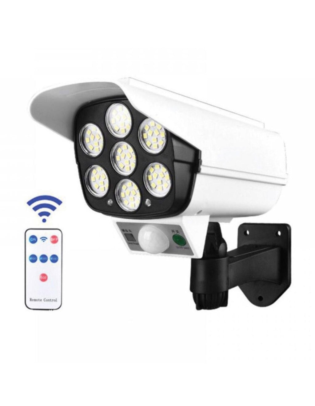 Lampa solara LED, cu senzor de miscare, tip camera de supraveghere